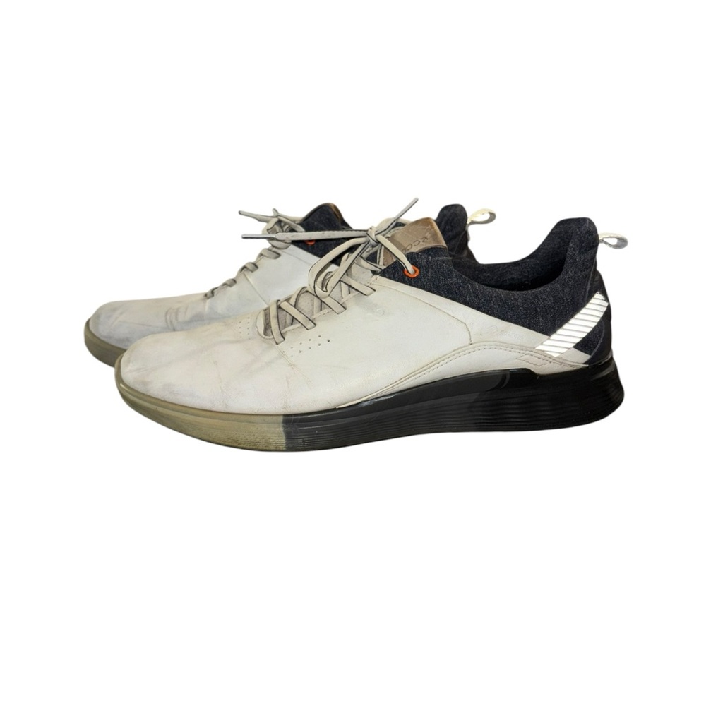 ECCO S-Three S3 Gore Tex GTX White Blue Golf Shoe Sneaker EU 47 US 13
